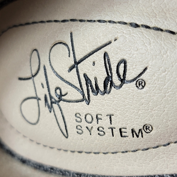 Life Stripe parigi plaid heel pumps size 8 - Picture 7 of 8